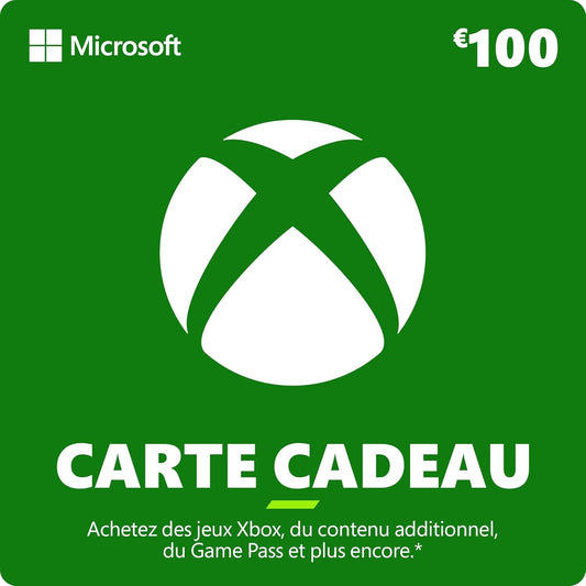 Xbox Carte Cadeau 100 EUR [Code Digital]