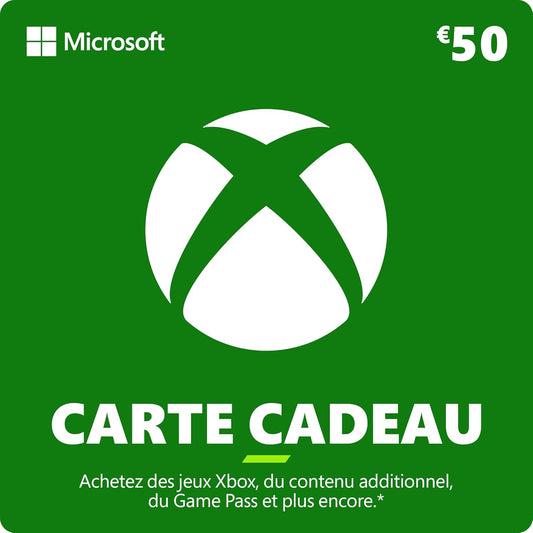 Xbox Carte Cadeau 50 EUR [Code Digital]