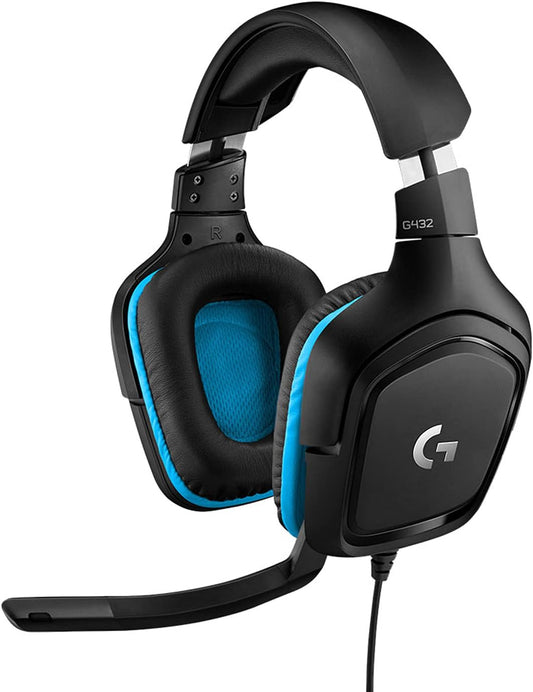 Logitech G432 Casque Gamer Filaire, Son 7.1 Surround