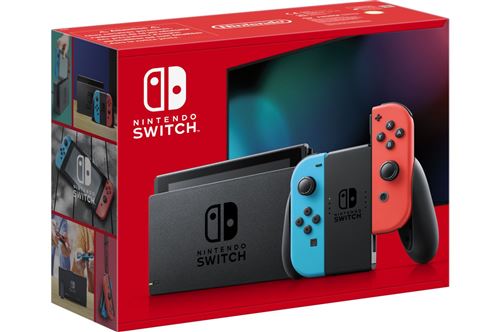 Console Nintendo Switch • Bleu Néon & Rouge Néon